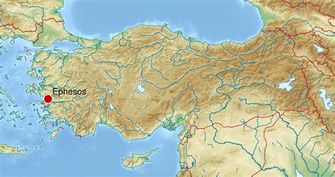 ephesus map|türkei ephesos.